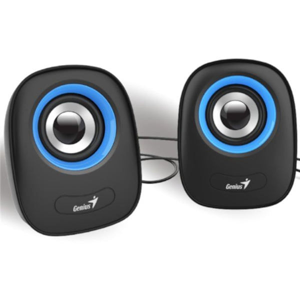 genius sp-q160 blue usb powered mini speakers tech supply shed