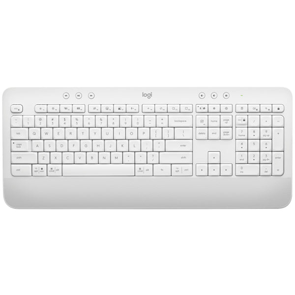 logitech k650 signiture keyboard - white tech supply shed