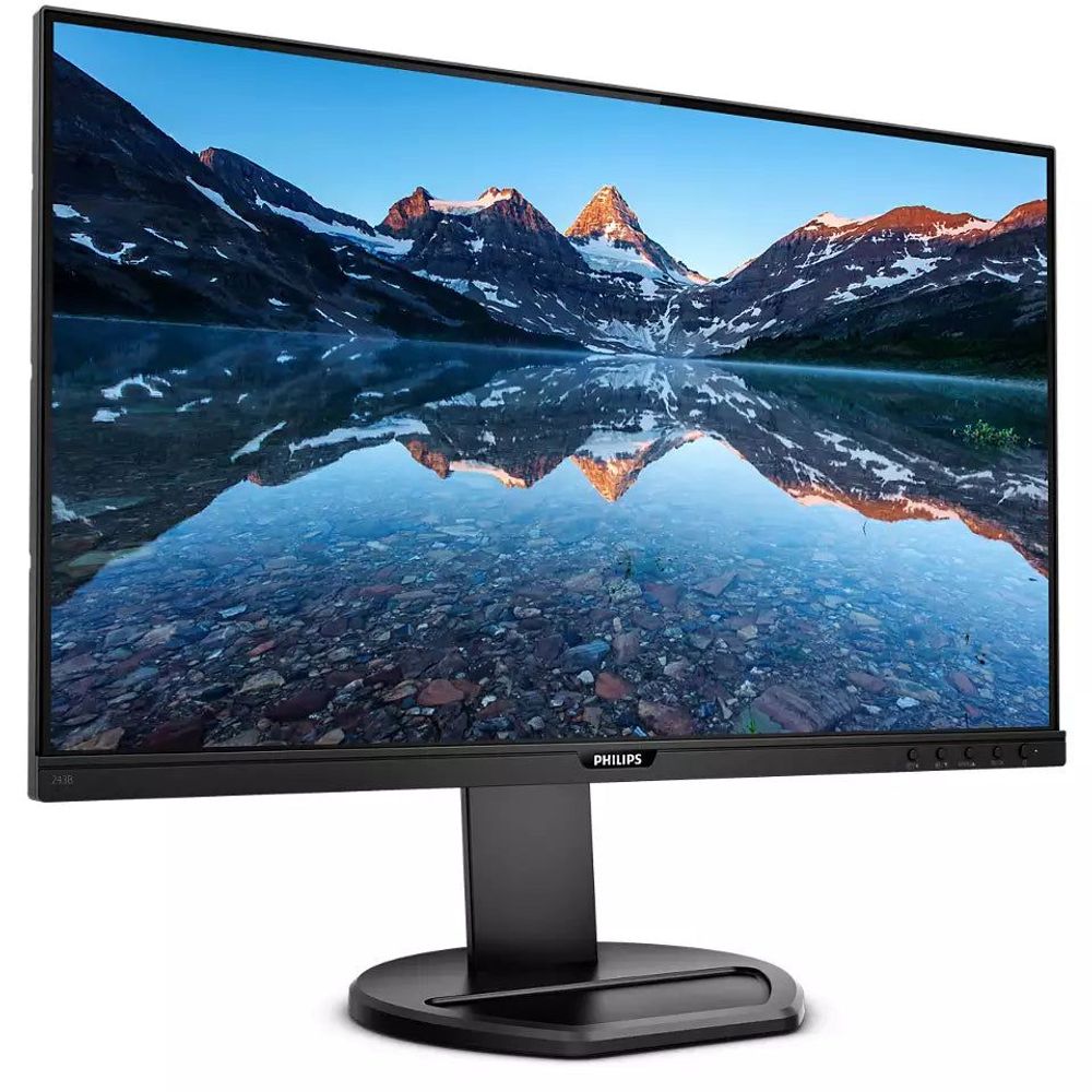 Philips 243B9/75 60.5 cm (23.8") Full HD WLED LCD Monitor - 16:9 - Textured Black