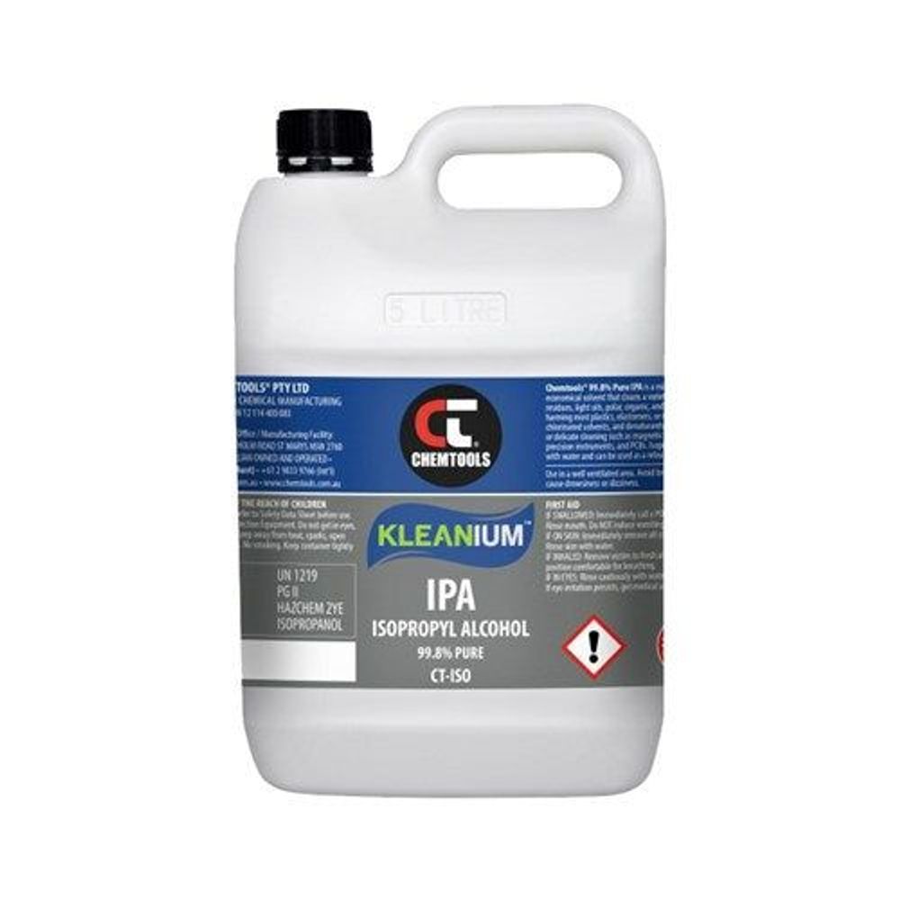 NA1069 Isopropyl Alcohol 99.8% 5L Bottle CT-ISO-5L