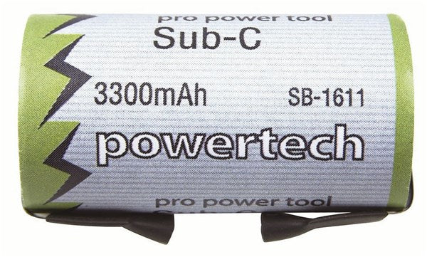 SB1611 - 1.2V High Discharge 3300mAh Sub C Ni-MH Battery