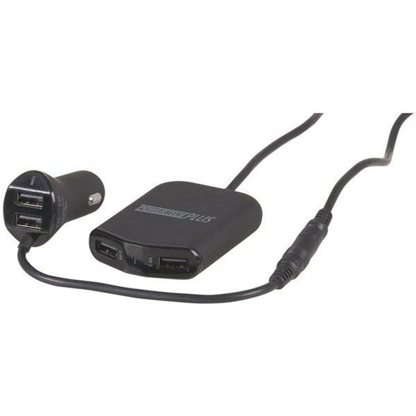 MP3690 - 9.6A 4-Port USB Charger with Headrest Mount