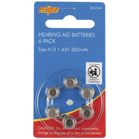 SB2544 - Hearing Aid Batteries A13 300mAh 6 pack