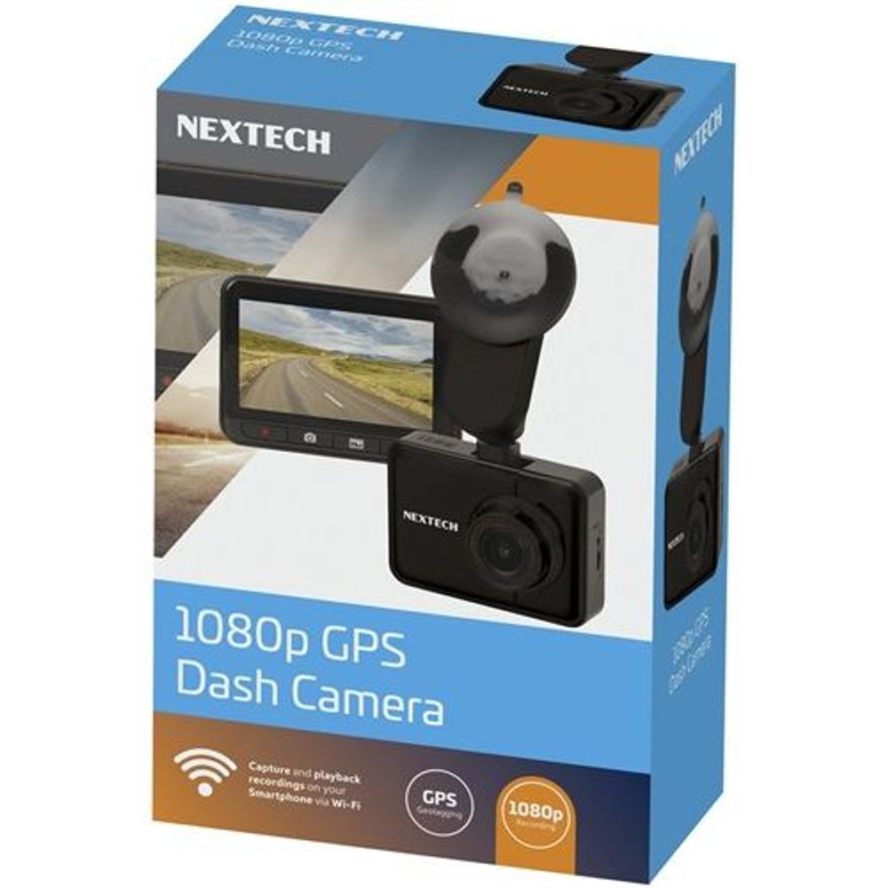 QV3848 - 1080p GPS Dash Camera with 2.7 Inch LCD and Wi-Fi