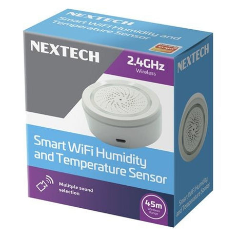 LA5068 - Smart Wi-Fi Temp and Humidity Sensor/Alarm - Smart Life Compatible