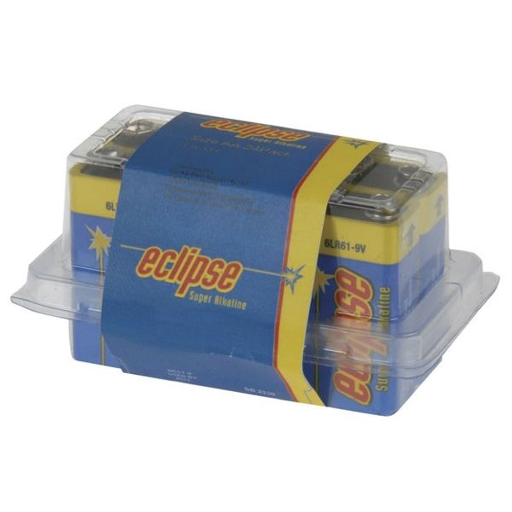 SB2417 - Eclipse 9v Alkaline Batteries - Pack of 6