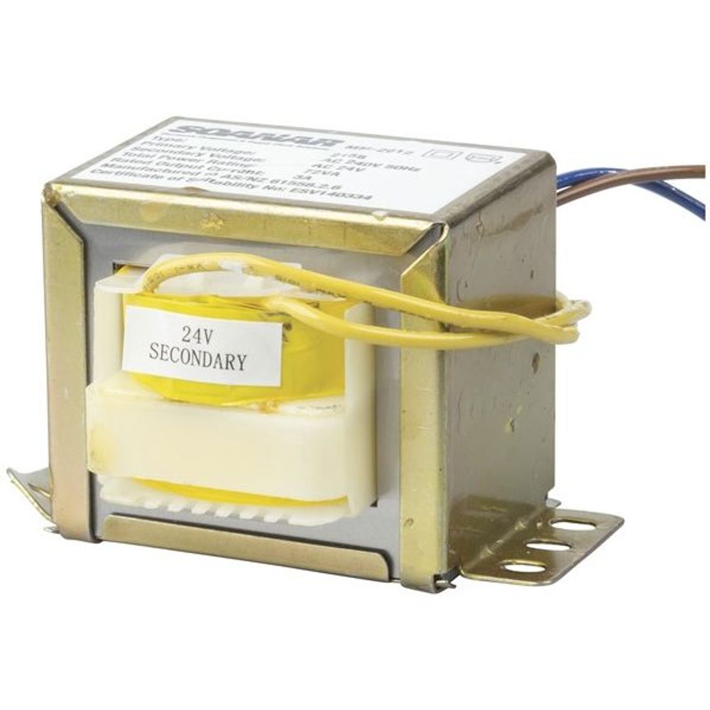 MM2012 - 24V, 72VA, 3A - Single Winding - Type 2158 Transformer