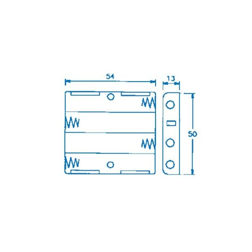 PH9270 - 4 x AAA PCB Mount