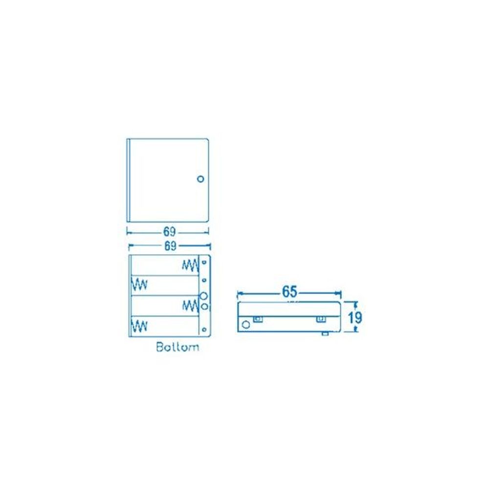 PH9282 - 4AA Switched Battery Enclosure