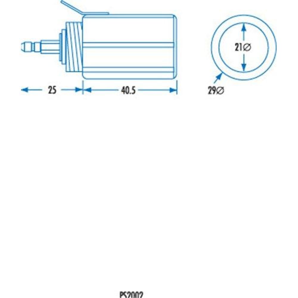 PS2002 - Cigarette Lighter Chassis Socket