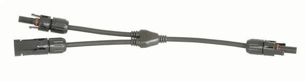 PS5112 - Solar Panel Y-Cable 2 Plug to 1 Socket 300mm