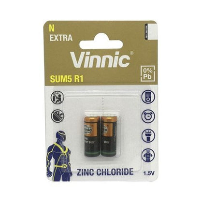 SB2346 - N size Extra Heavy Duty Vinnic Batteries - Pack of  2