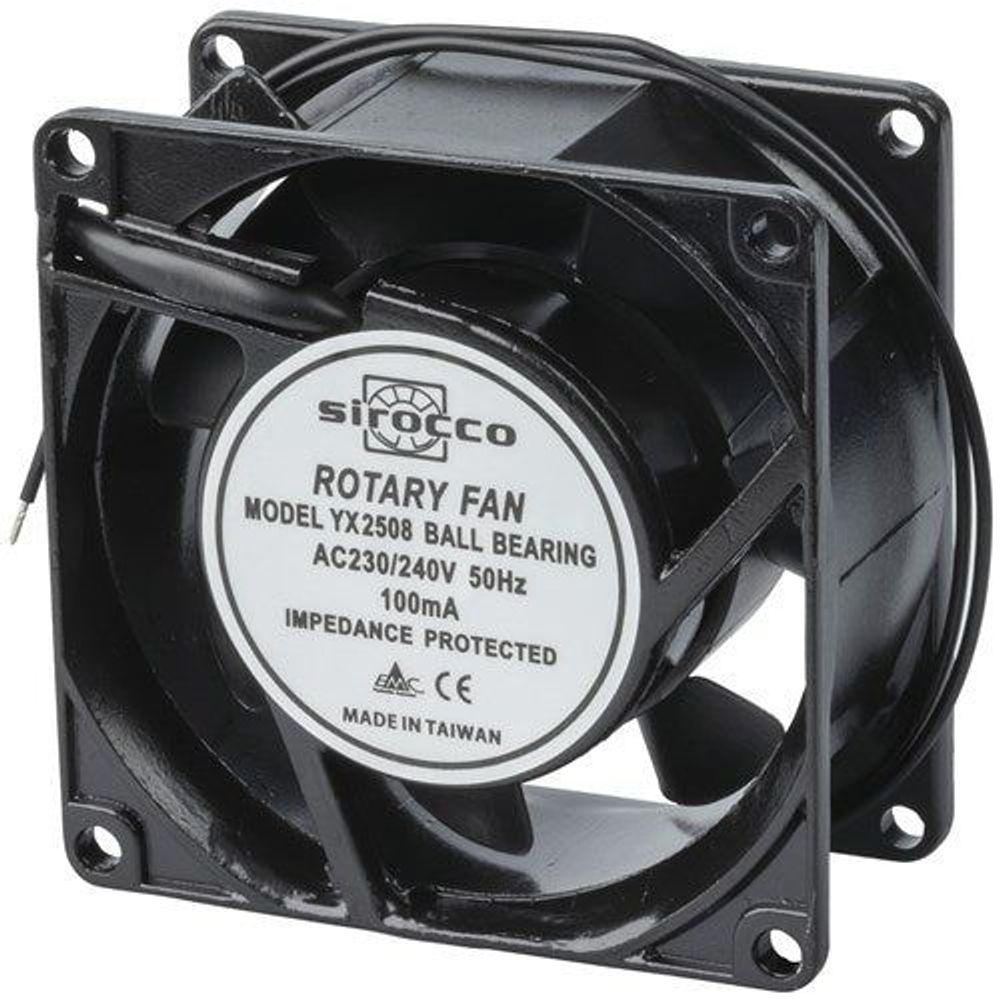 YX2508 - 80mm 240V Ball Bearing Fan