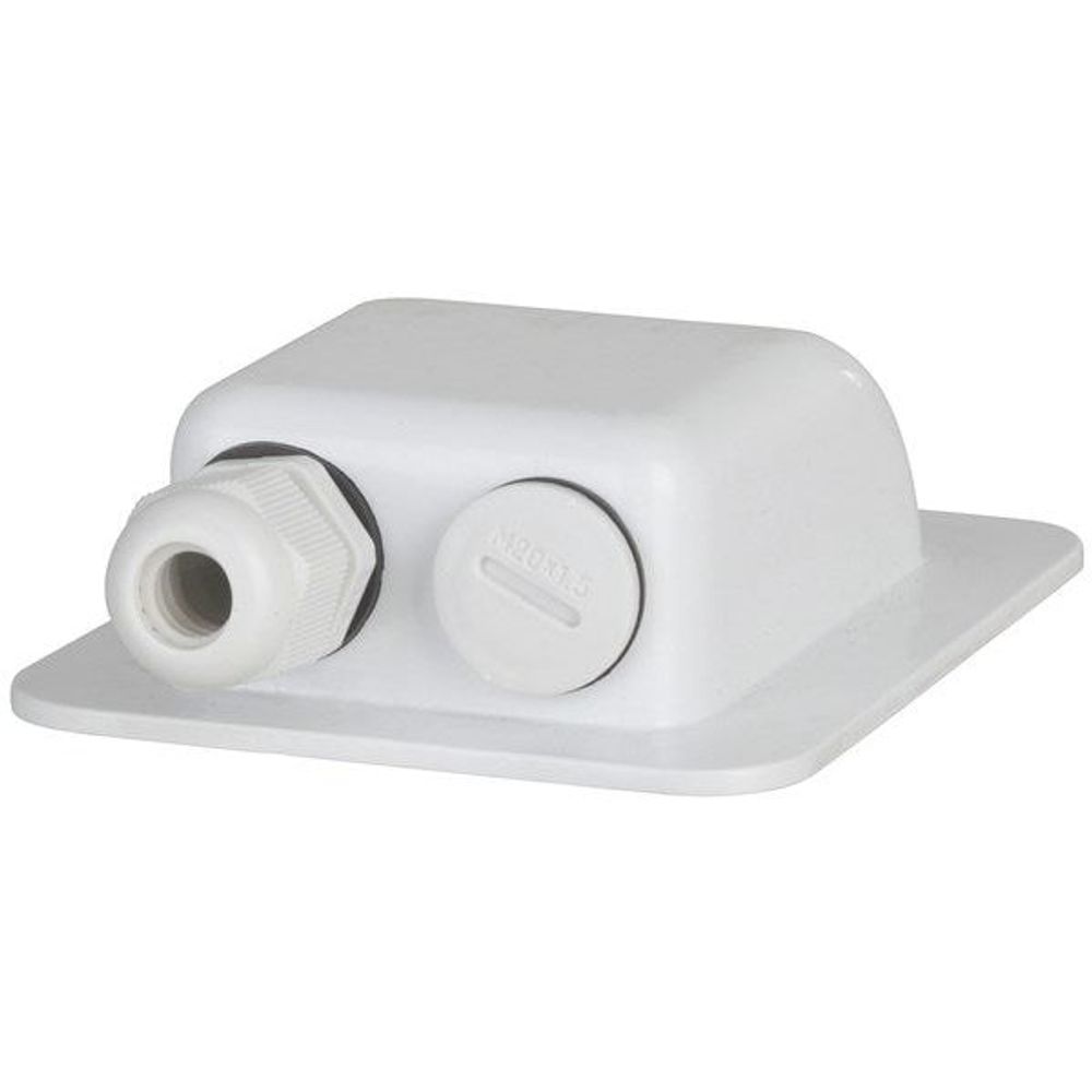 HS8866 - White ABS Solar Cable Entry Point