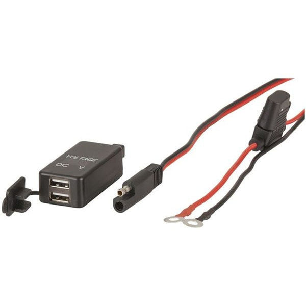 PS2013 - 12/24VDC Dual USB Charger with Voltage Display
