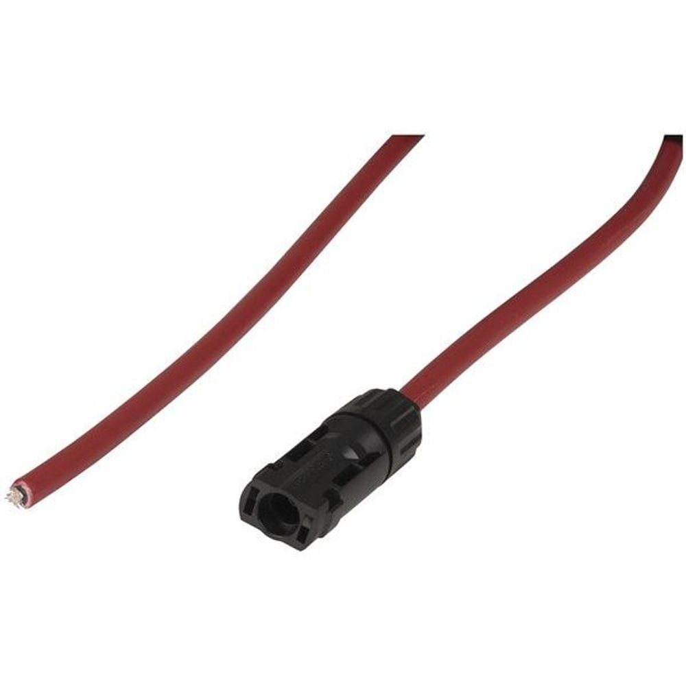 WH3124 - 2m Premade PV Power Cable with MC4 Style Socket to Bare End