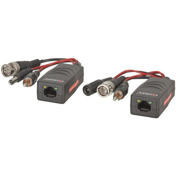 QC3669 - BNC/RCA/Power to Cat5e/6 AHD Video Balun Kit