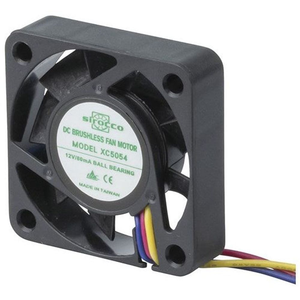 XC5054 - 40mm 3 Wire 12V DC Ball Bearing Fan