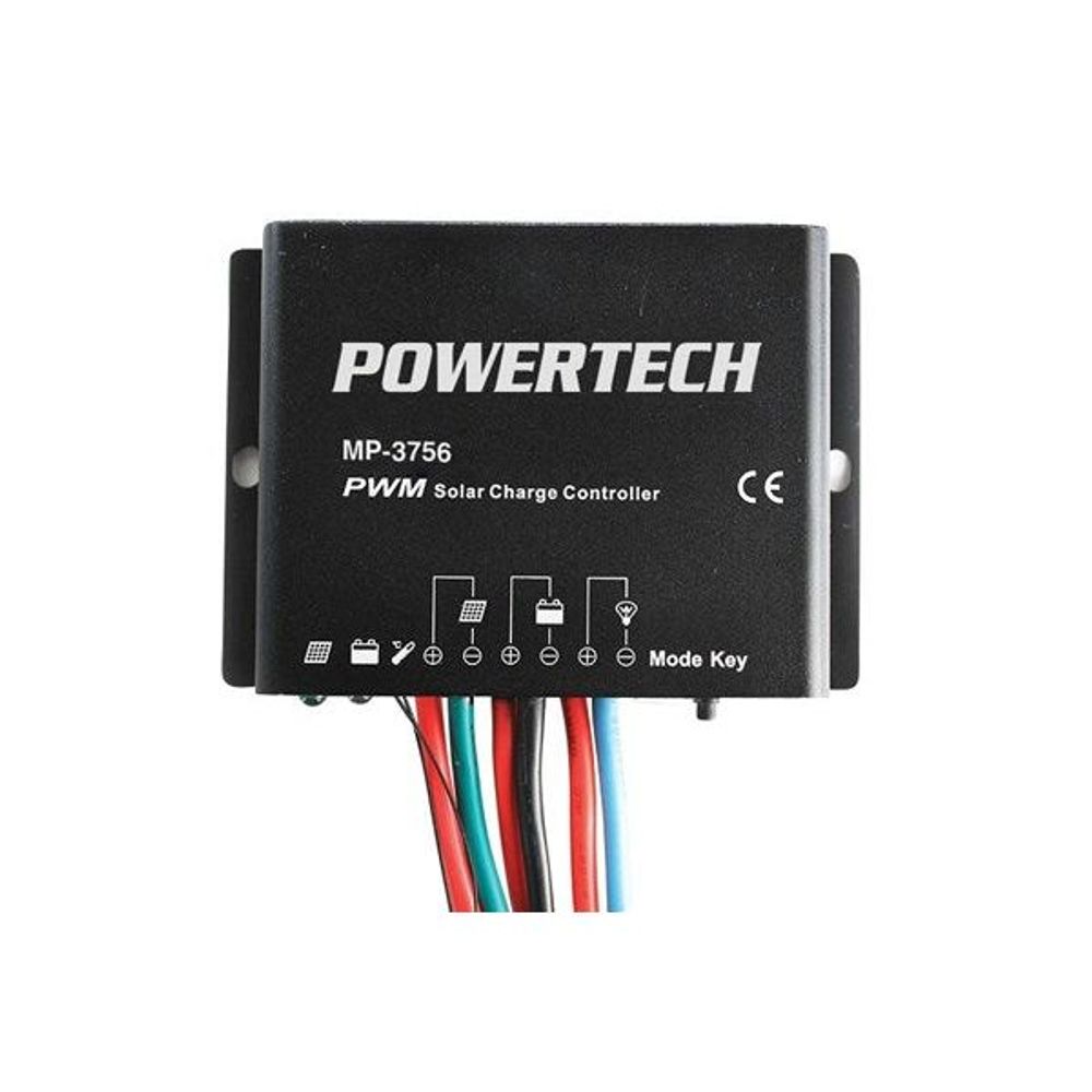 MP3756 - 10A PWM Solar Charge Controller 12/24V with Timer Function IP67