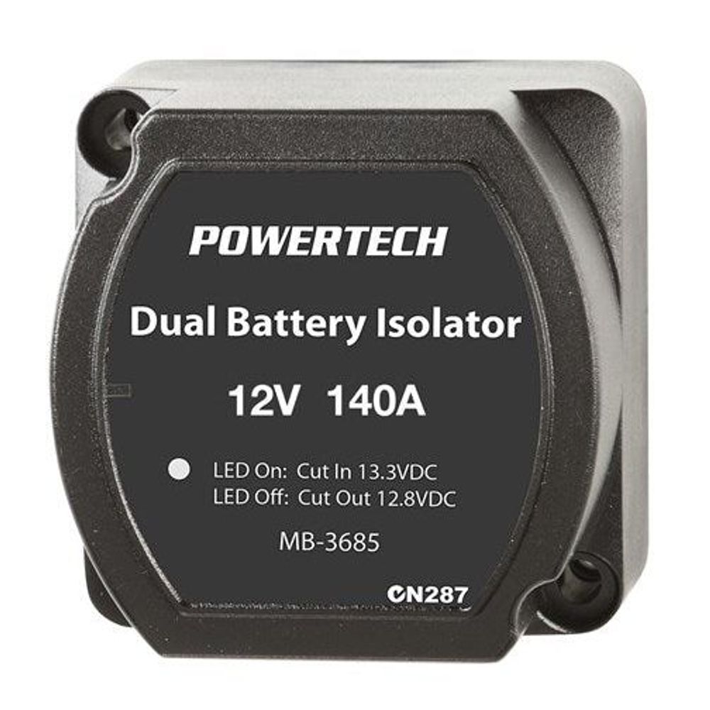MB3685 - Powertech 140A Dual Battery Isolator (VSR)