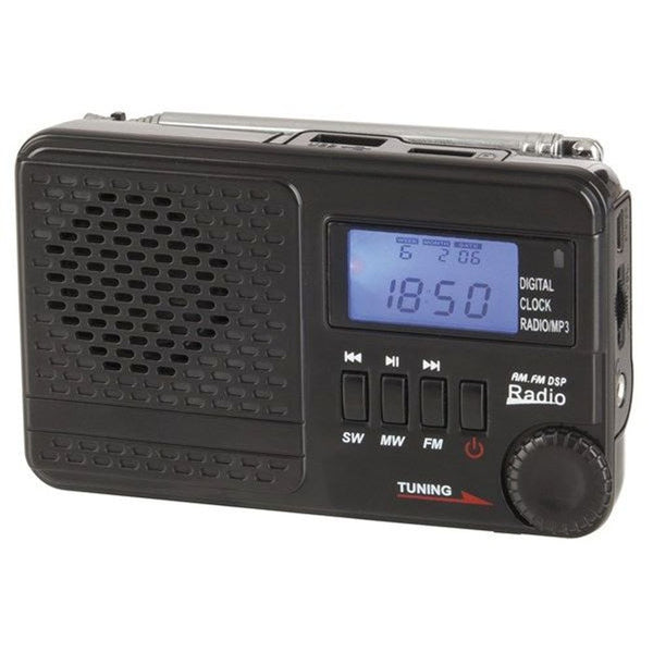AR1721 - Digitech AM/FM/SW Rechargeable Radio with MP3 | Tech Supply Shed