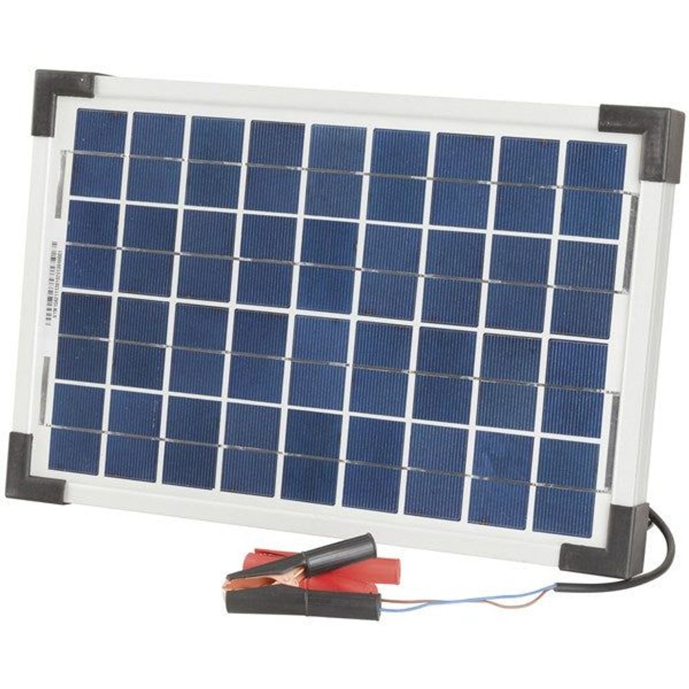 ZM9051 - 12V 10W Solar Panel with Clips