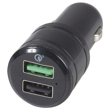 MP3682 - 5.4A Dual USB Car Charger with Qualcomm® Quick Charge™ 3.0