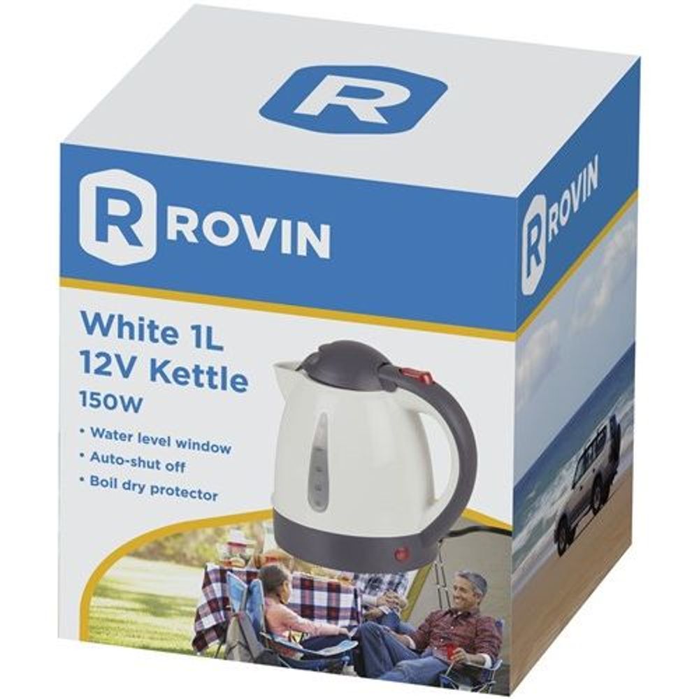 GH1386 - 12V White Kettle - 1L