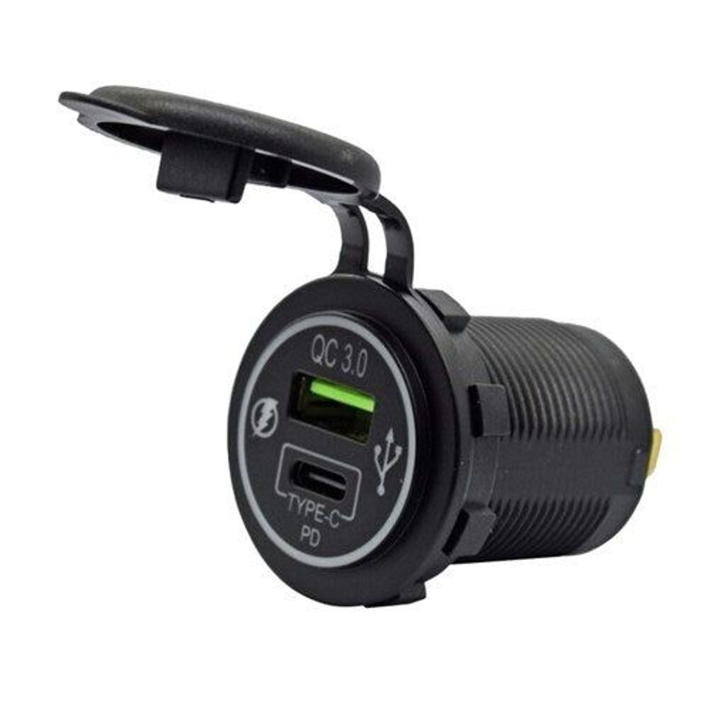 MP3620 - Fast Car Charger Converter 12V DC to QC 3.0 and 36W PD