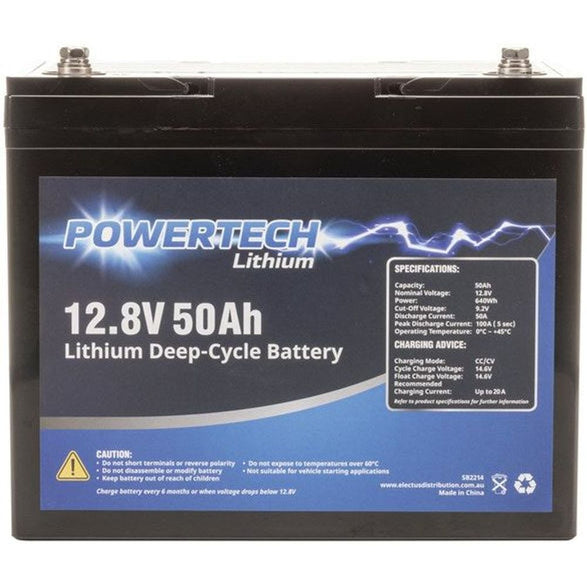 SB2214 - 12.8V 50Ah Lithium Deep Cycle Battery