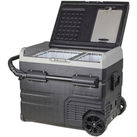 GH2022 - 45L Brass Monkey Portable Dual Zone Fridge/Freezer with Wheels and Battery Compartment