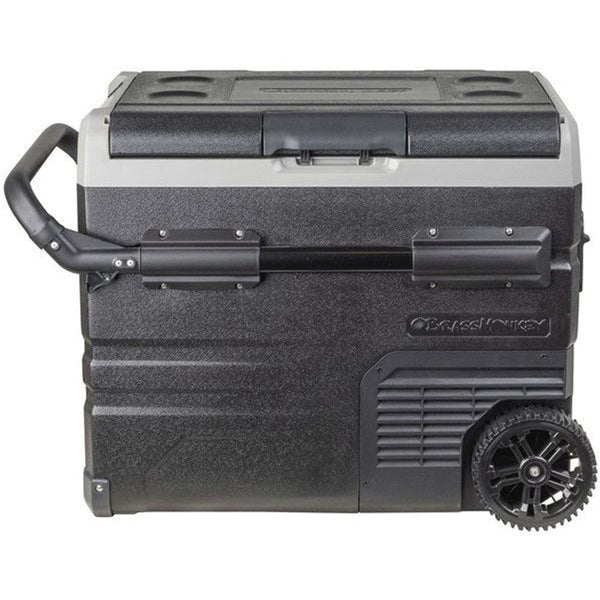 GH2022 - 45L Brass Monkey Portable Dual Zone Fridge/Freezer with Wheels and Battery Compartment