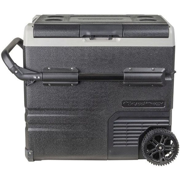 GH2024 - 55L Brass Monkey Portable Dual Zone Fridge/Freezer with Wheels and Battery Compartment