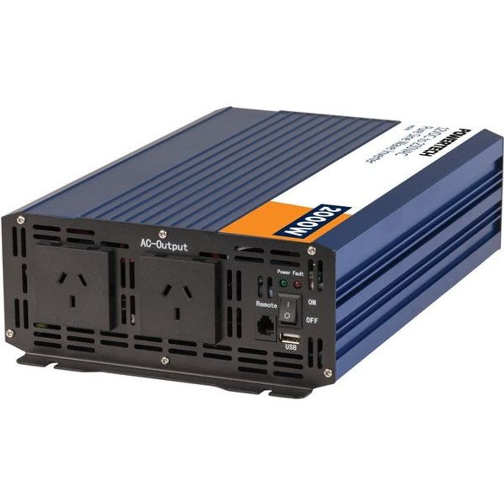 MI5740 - 2000W 12VDC to 230VAC Pure Sine Wave Inverter