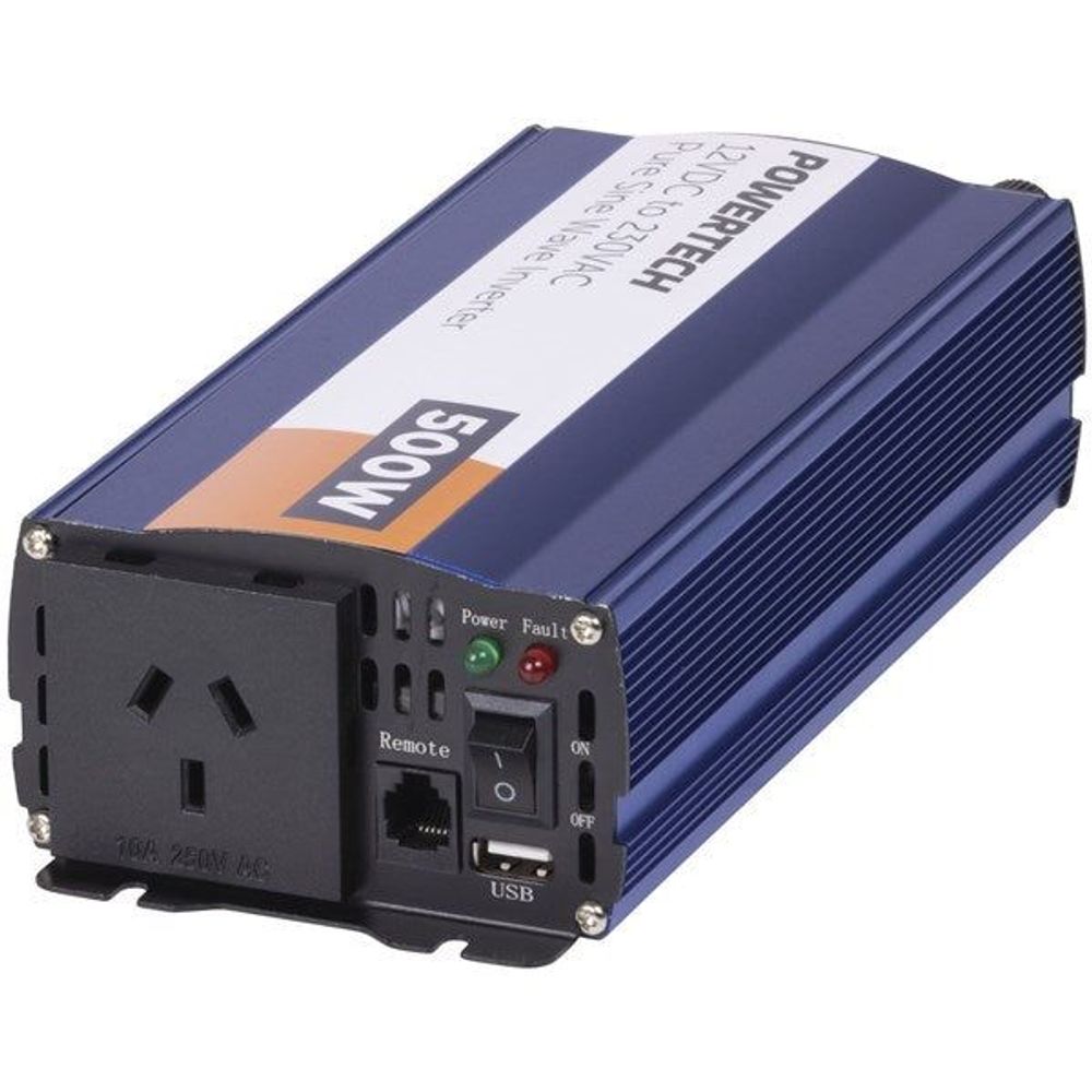 MI5734 - 500W 12VDC to 230VAC Pure Sine Wave Inverter - Electrically Isolated