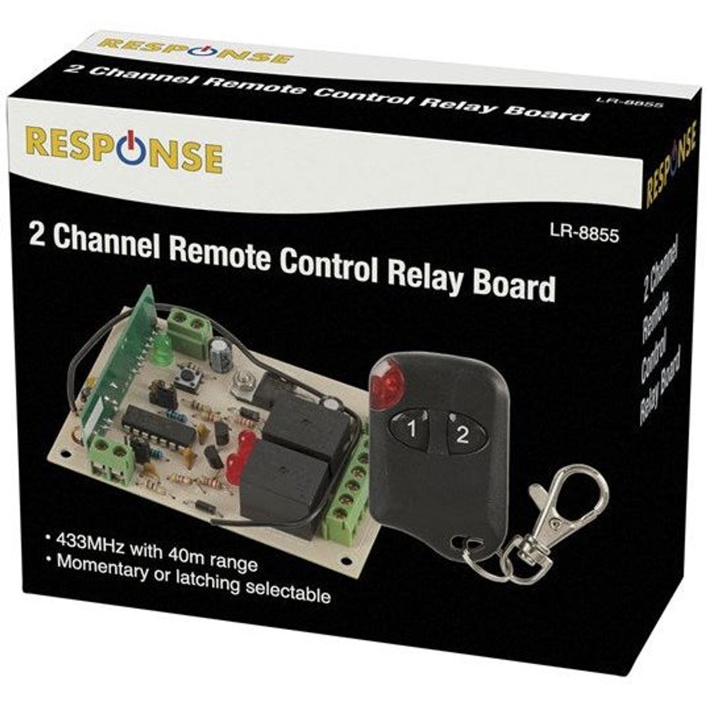 LR8855 - 12 Volt Two Way Remote Control Relay Controller Board | Tech ...