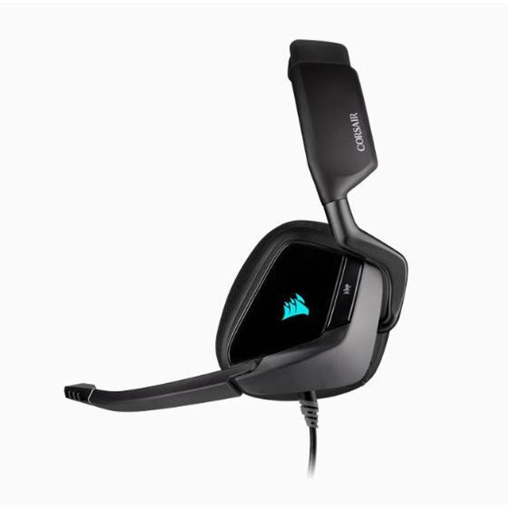 Corsair Void RGB Elite USB Premium Gaming Headset with 7.1 Surround Sound - Black