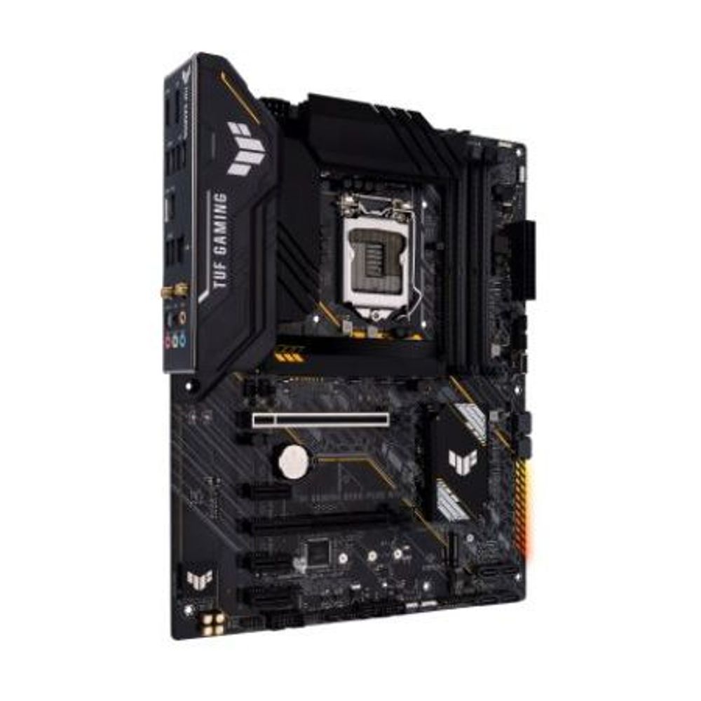 ASUS TUF Gaming B560-Plus WiFi (LGA 1200) ATX PCIe 4.0 DDR4 5000 OC Dual M.2 Slot DP HDMI Aura Sync RGB Gaming Motherboard