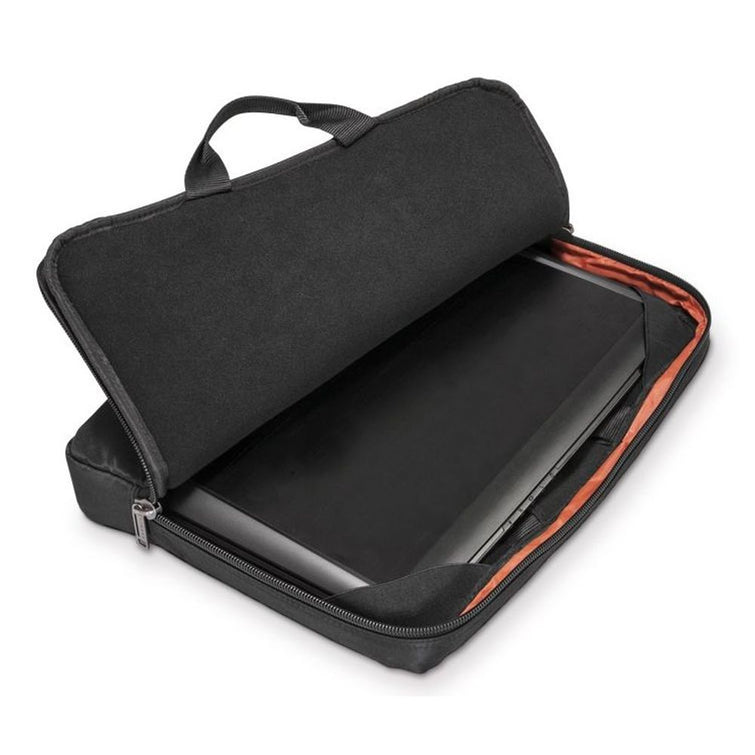 EVERKI_Commute_Laptop_Sleeve_15.6''._Advanced_memory_foam_for_protection._Soft_anti-scratch_inner_lining._Front_stash_pocket._Stow-away_carrying_handles._Limited_Lifetime_Warranty.