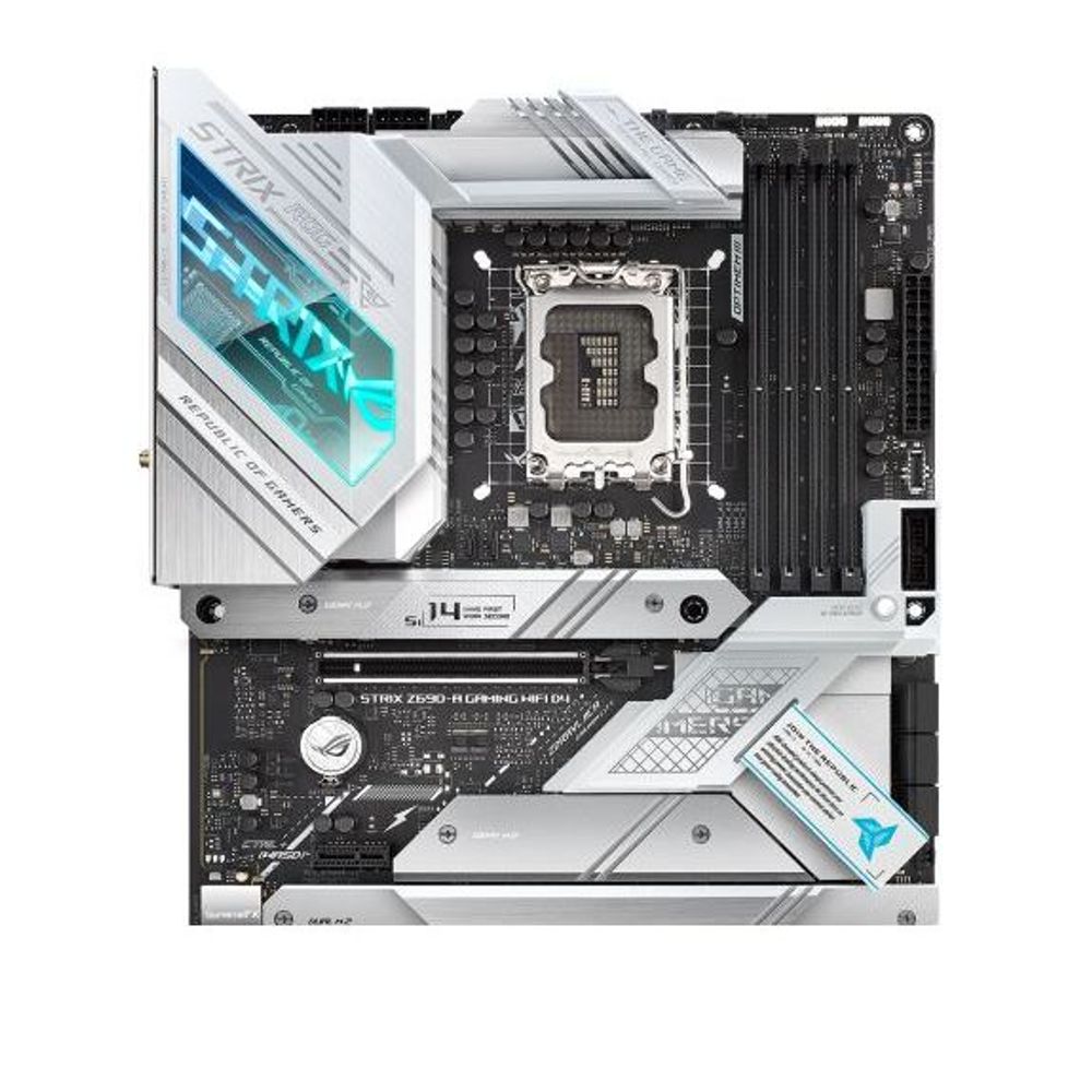 ASUS ROG STRIX Z690-A Gaming WiFi D4 LGA1700 DDR4 PCI-E 5.0 4xm.2 Slots HDMI DP USB3.2 RGB Lighting Gaming Motherboard