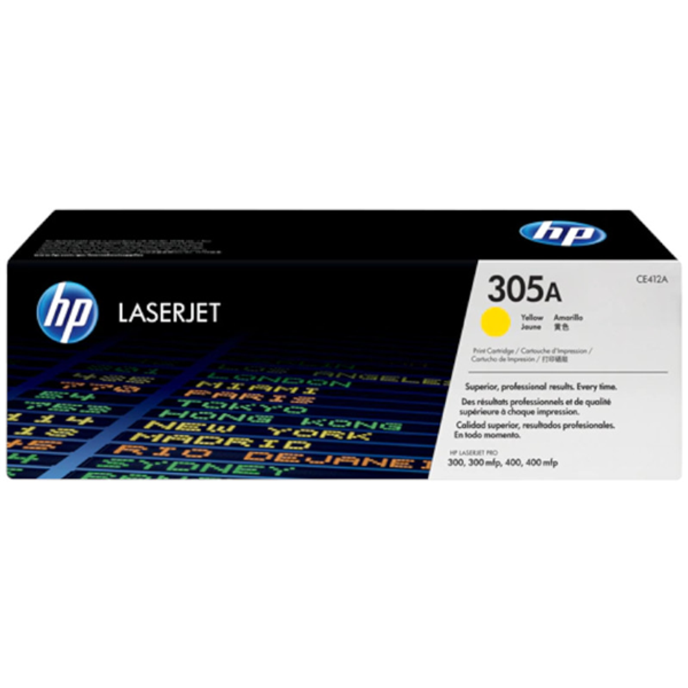 HP 305A LaserJet toner cartridge, Yellow