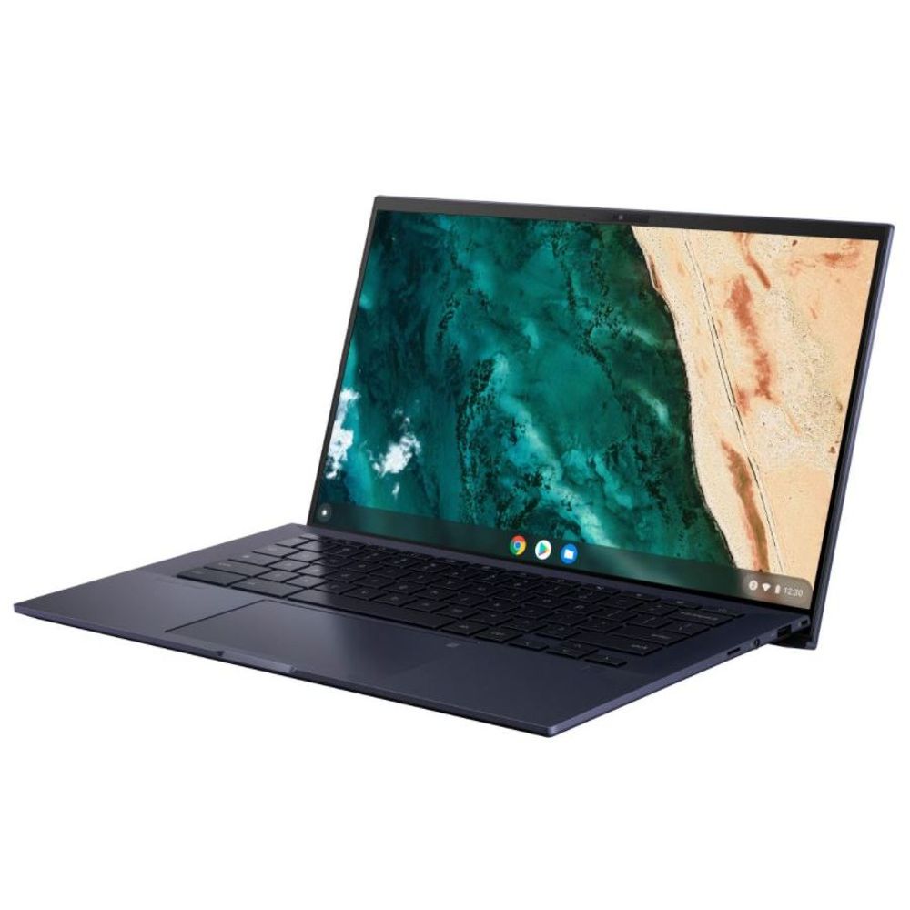 ASUS CX9400CEA-Hu0142 14'' FHD Touch Intel I7-1165g7 16GB 512GB SSD HDMI AJ Tbolt Micro SD FP Npad ZTE Sleeve Intel Evo Chrome OS Chromebook Blk