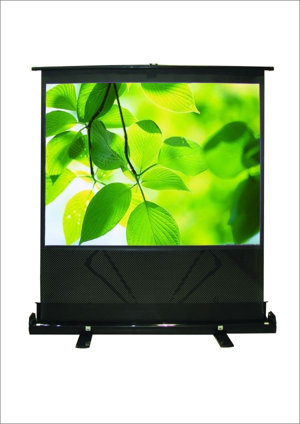 BRATECK 100'' Projector Screen Floor Stand. 4:3 Aspect ratio. 2m x 1.5m (WxH).