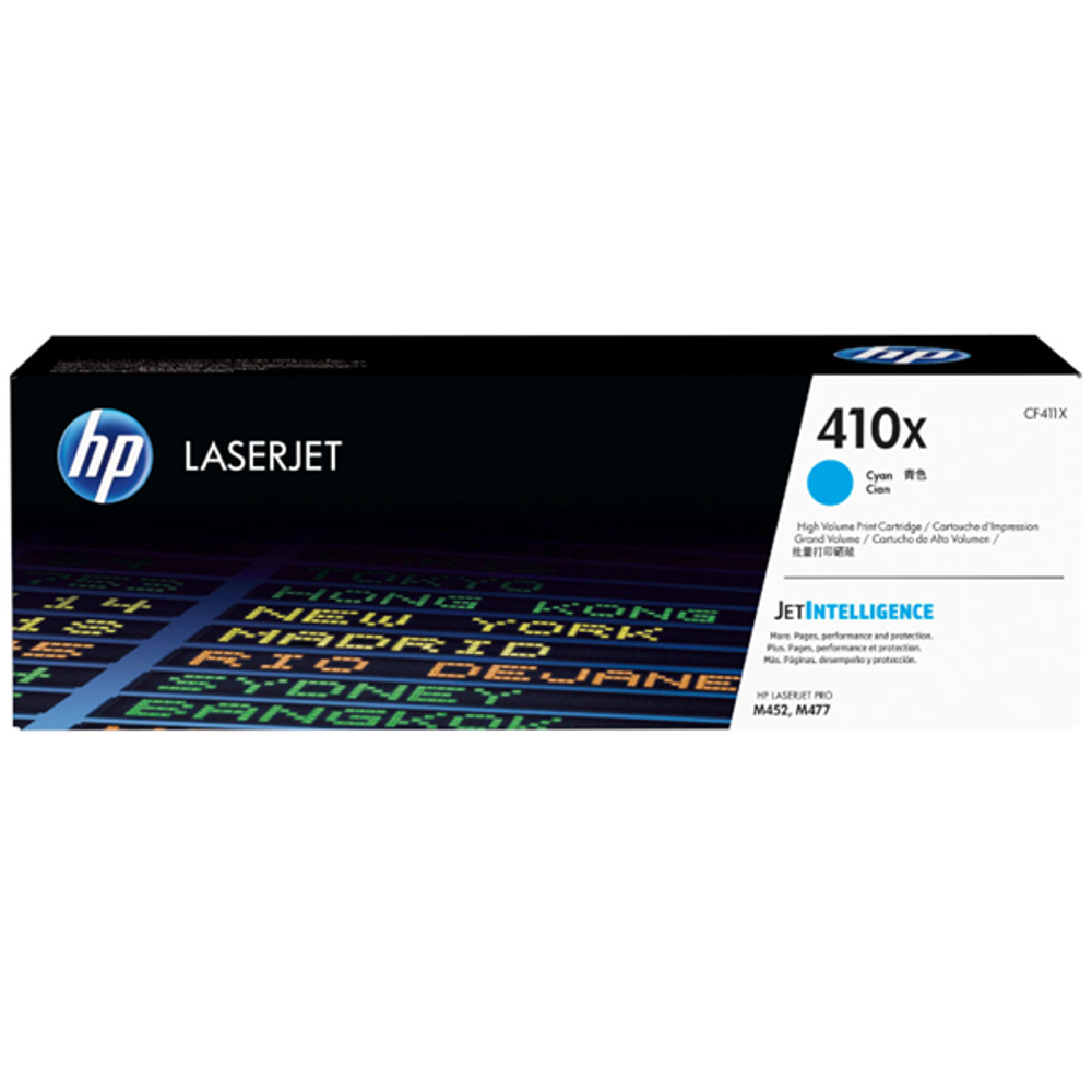 HP 410X High Yield Toner Cartridges Cyan