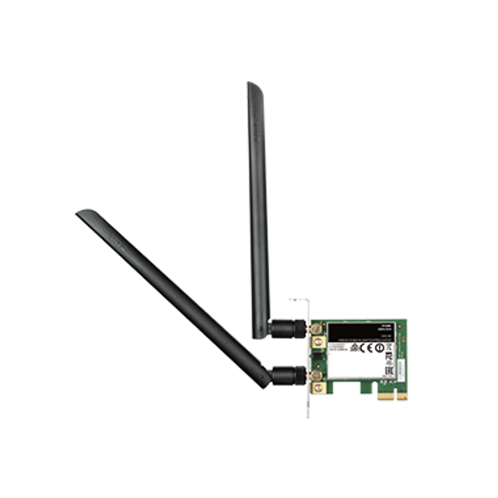 D-Link DWA-582 Wireless AC1200 Dual Band PCie Desktop Adapter