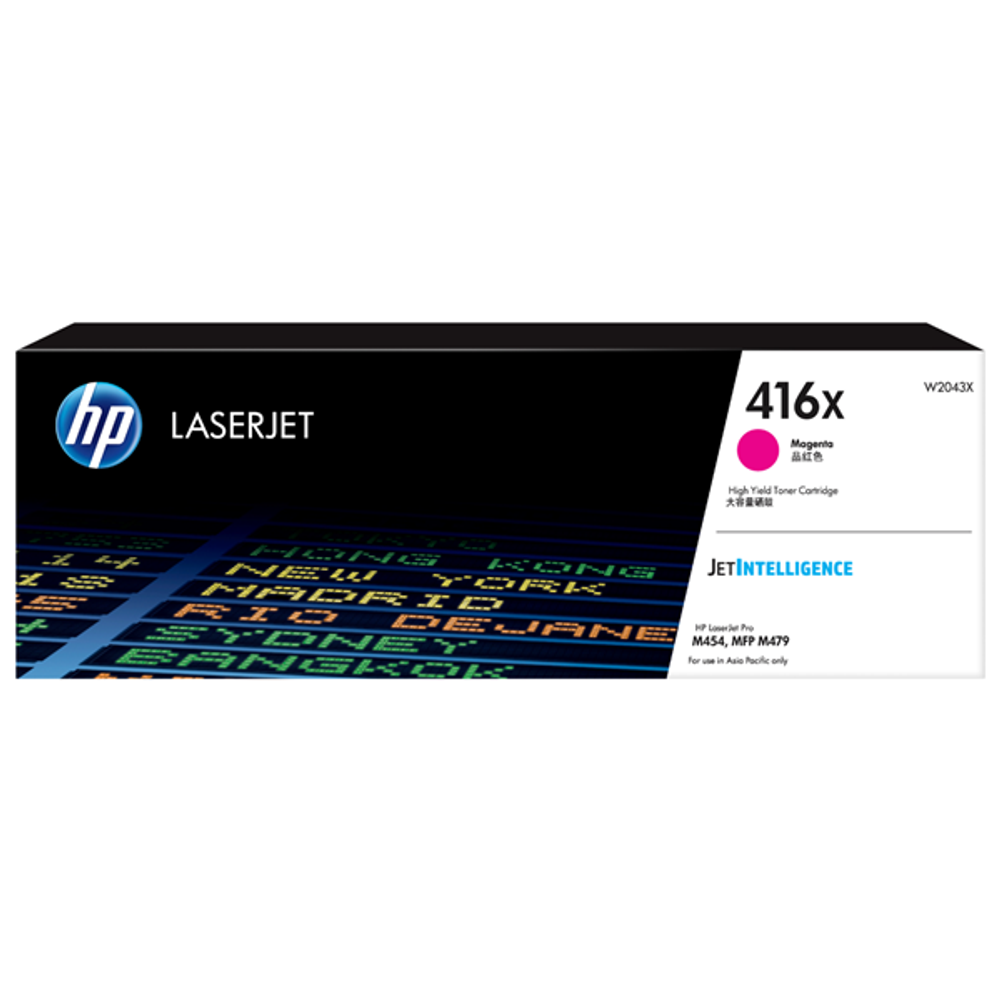 HP 416X Toner Cartridges Magenta