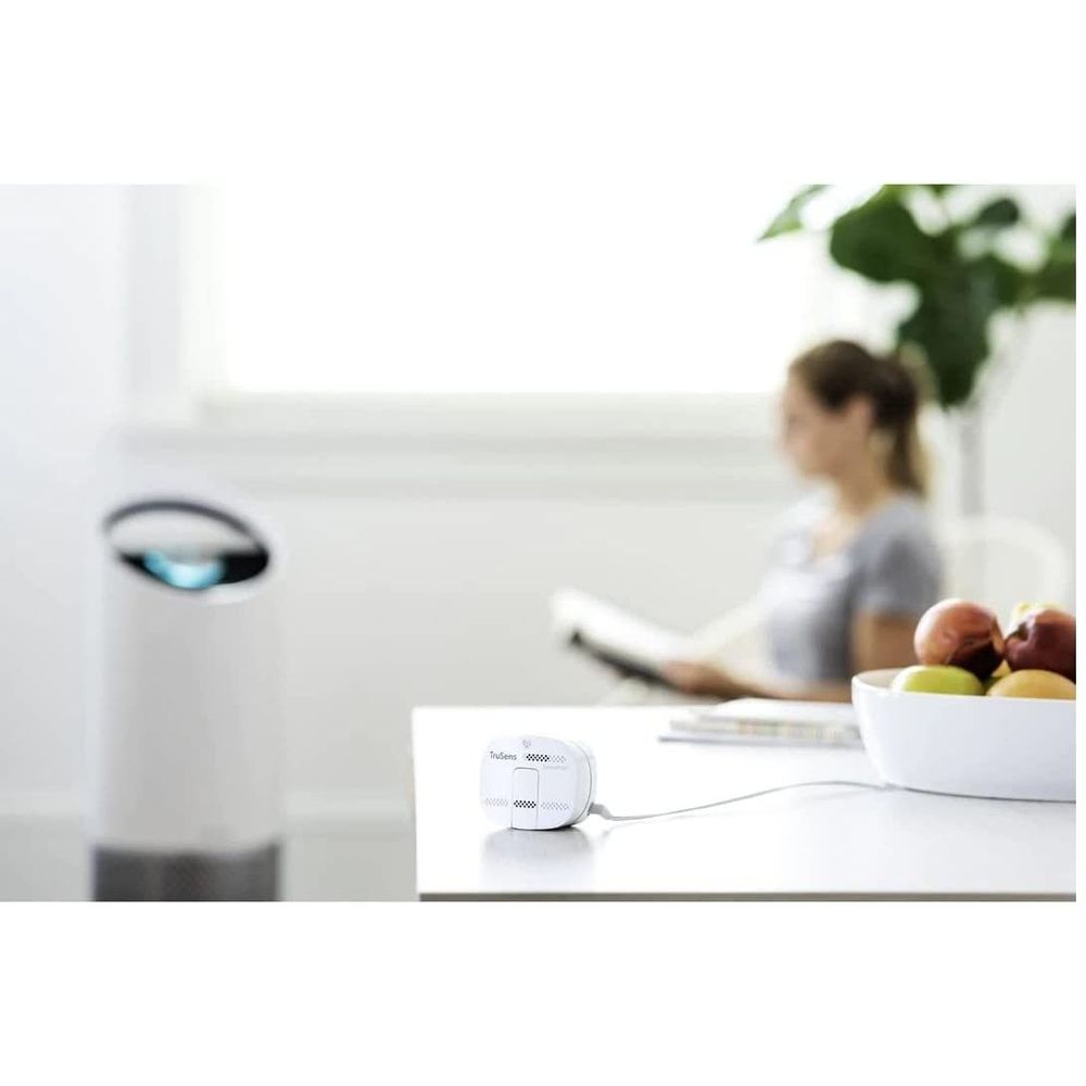 TruSens Z-2000 Medium Room Air Purifier with SensorPod Air Quality Monitor, Dupont HEPA Filter and Two Airflow Streams, White