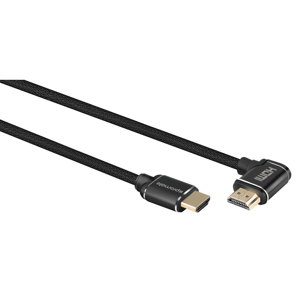 PROMATE 5m 4K HDMI right angle Cable. 24K Gold plated. High-speed