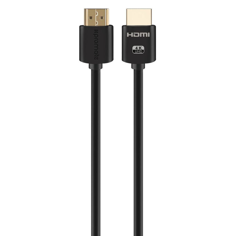 PROMATE_5m_4K_HDMI_cable._24K_Gold_Plated._High-Speed_Ethernet._3D_Support._Long_Bend_Lifespan._Max_Res_4K@60Hz_(4096X2160).Colour_Black 1702