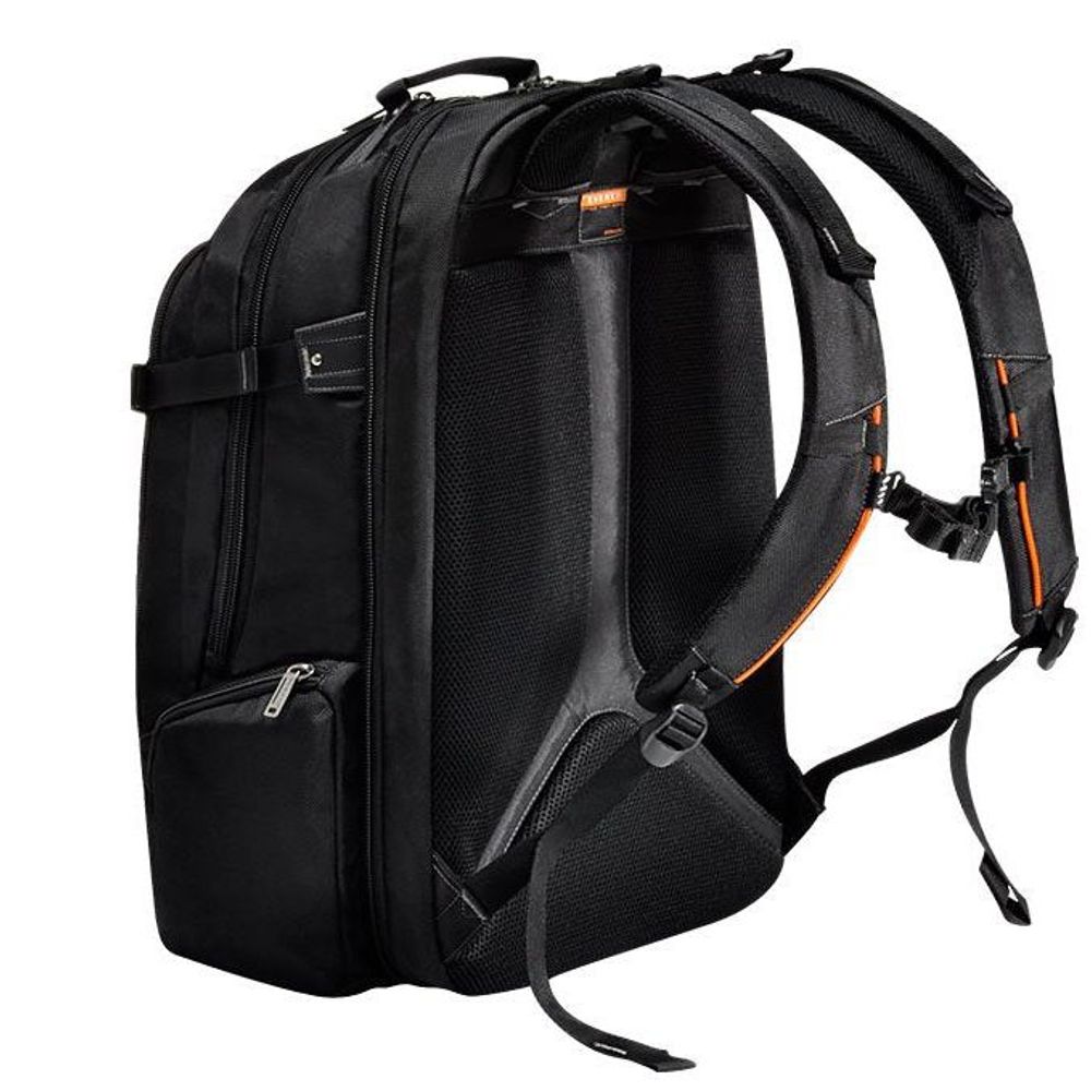 EKP120 EVERKI Titan 18.4" Business Travel Friendly Laptop Backpack. Checkpoint friendly design, with water resistant